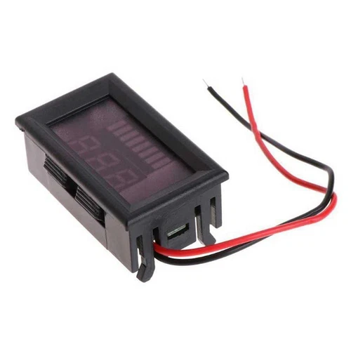 2x 12V-60V Marine Motorcycle Digital Voltmeters Voltage Meter Battery Gauge US - Bild 12 von 23