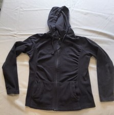 North Face Women Medium Purple Full Zip Polartec Fleece Sweatshirt Polartec