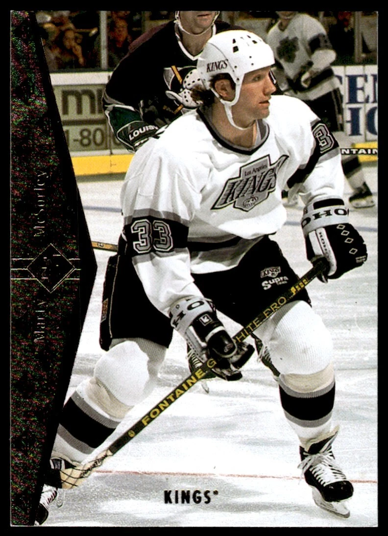 1994-95 Score Hockey #20 Marty McSorley Los Angeles Kings V90685 : Collectibles & Fine Art