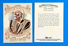 Lot of 10 . 2021 ALLEN & GINTER . MIKE LANGE . NHL ANNOUNCER . PENGUINS HOCKEY 