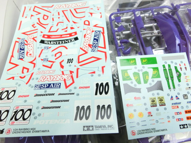 Rare kit Tamiya 1/24 Raybrick Honda NSX 1998 from Japan 3881