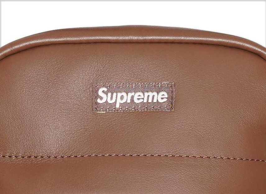 Supreme Leather Shoulder Bag Brown (24FW) | eBay