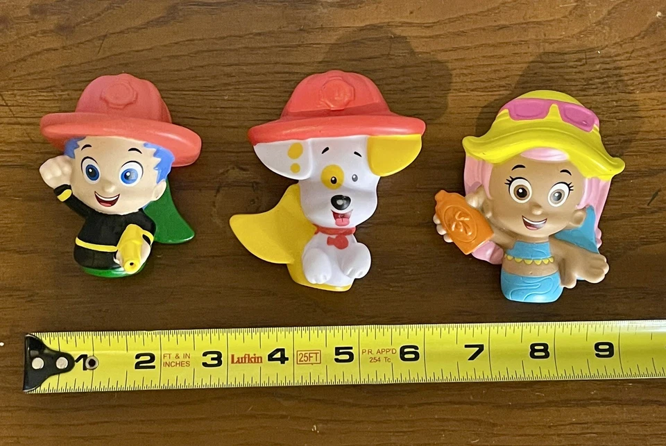 "Figura de 3"" Mattel Bubble Guppies Gil, Bubble Puppy & Molly lote de juguetes de baño" Foto 4 de 4