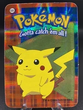 Pikachu #025 2000 Pokémon Vending Prism Holo Sticker Card