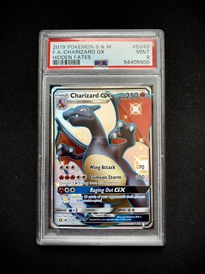 Carte Pokemon - DRACAUFEU / CHARIZARD GX Shiny - sv49/sv94 - PSA 9
