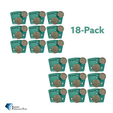 18 Pack Diamond Grinding Disc Medium Bond for Concrete Floor Grinder 140 Grit