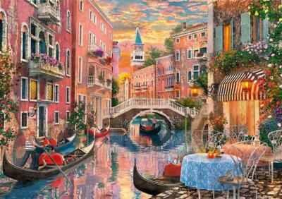 Puzzle Clementoni  6000 Teile Venedig bei Sonnenuntergang 168 x 118 cm