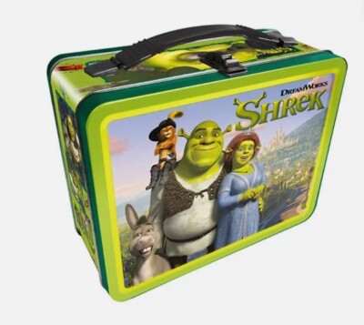 SHREK - UNIVERSAL STUDIOS Dream Works Tin Tote Lunch Box - New
