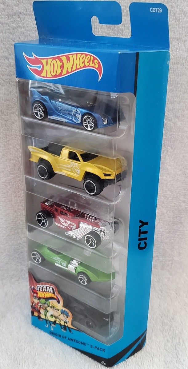 Hot Wheels Team Origin of Awesome 5-Pack Treasure Hunts Retired