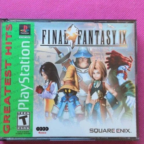 Final Fantasy IX Greatest Hits 2000 PlayStation PS1, Complete in Box