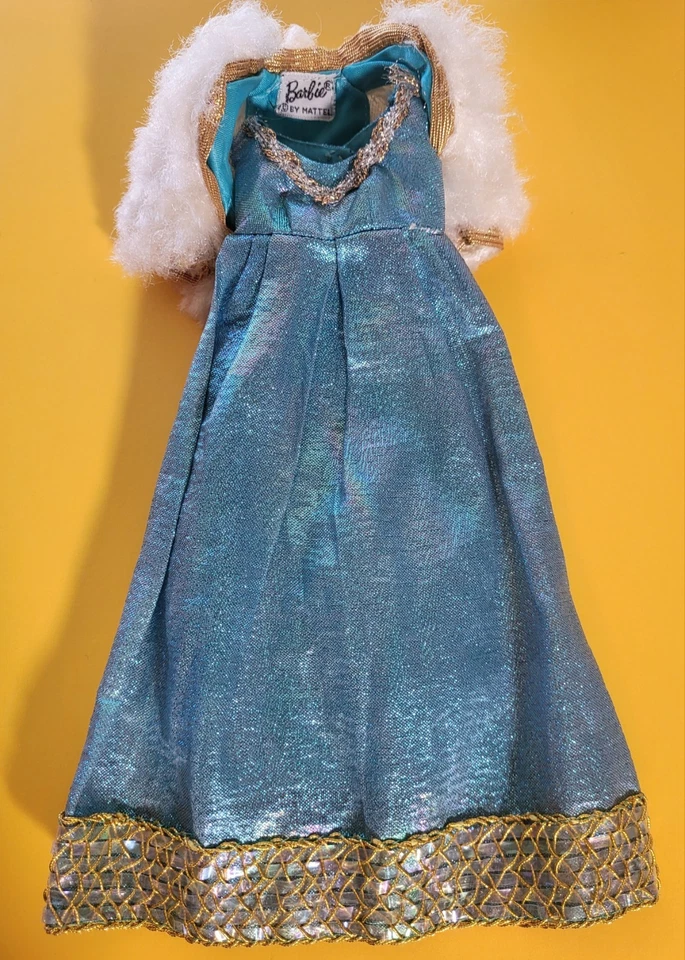 Vintage Barbie BLUE ROYALTY #1469 Vestido Bolero Chaqueta 1970 MOD ~ reparado  Foto 2 de 4