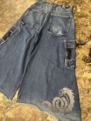 Vintage Kikwear K Hole Drop In Wide leg jeans. Size 34 Skater