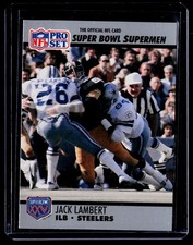 1990-91 Pro Set Super Bowl XXV Silver Anniversary Commemorative #90 Jack Lambert