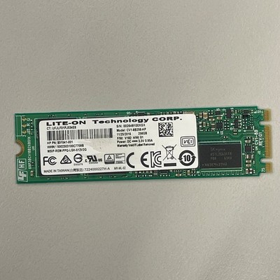Genuine Lite-On 256GB M.2 2280 MLC SATA 6Gbps CV1 SSD | CV1-8B256-HP 831041-001
