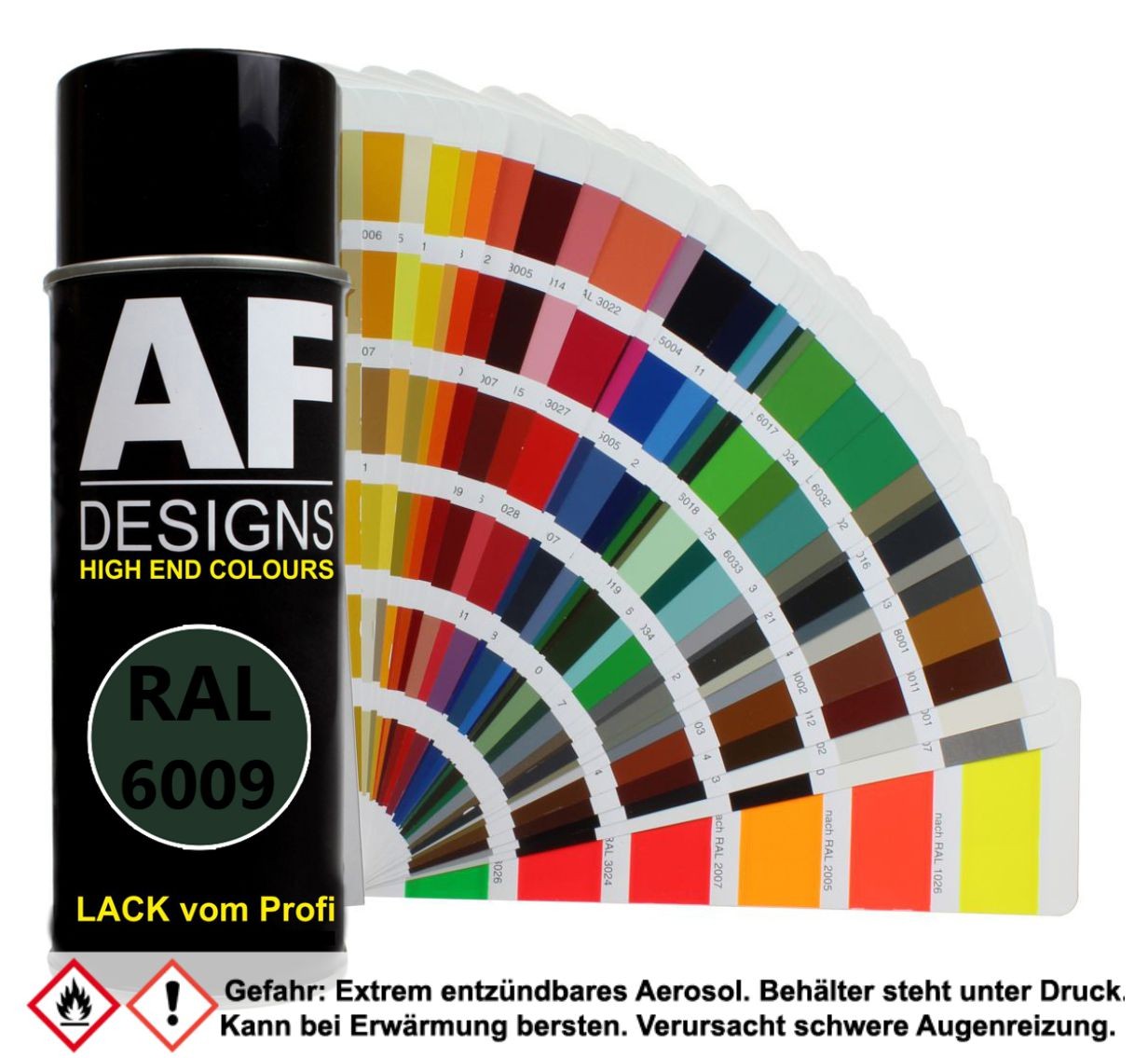 RAL Lackspray Autolack Sprühdose Spraydose RAL6009 TANNENGRUEN glänzend matt