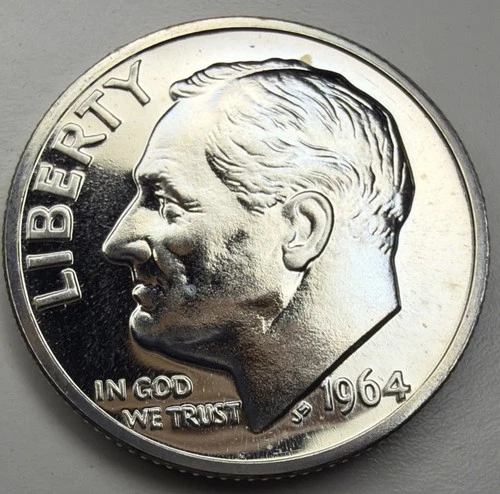 1964 Proof Silver Roosevelt Dime T48