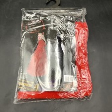 NEW Adult Devil BLK/RED Deluxe Faux Velvet Costume Cape W/Hood Size 55" x 51"