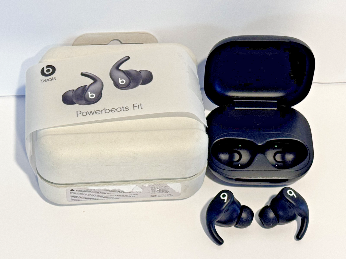 Beats Powerbeats Fit Wireless Earbuds - Jet Black OPEN BOX