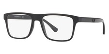 Emporio Armani Man Sunglasses EA4115F 58011W 54mm Matte Black - Clear Lens - NEW