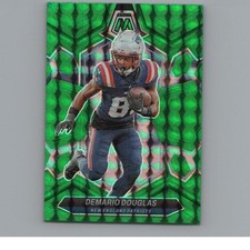 2024 Panini Mosaic #151 Demario Douglas Mosaic Green