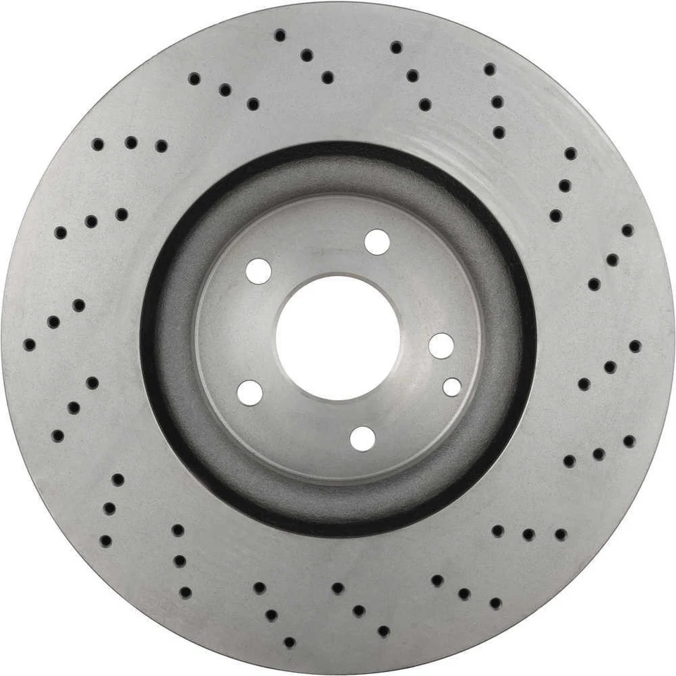 Rotor de freno de disco compatible con Mercedes-Benz CLK500 SLK55 AMG C32 AMG BREMBO N 2002-2010 Foto 4 de 4