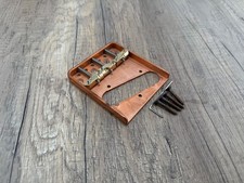 Vintage Guitar Ashtray Bridge with Brass Sadd...