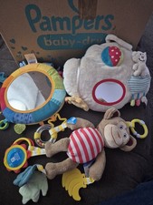 Babyspielzeug Nici Kissen Haba Spiegel und Motorik Affe Stofftier