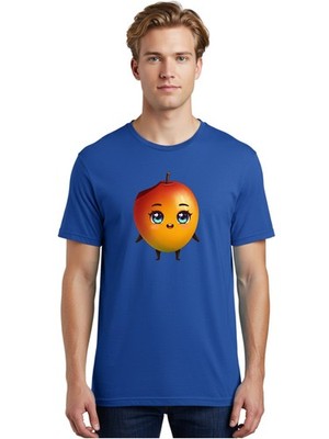 Mango-1 Mens Graphic Tee, 100% Cotton, Casual Summer Wear