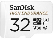 SanDisk High Endurance 32 GB Class 10/UHS-I U3 microSDHC sdsqqnr-032g-gn6ia 