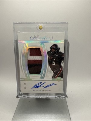 RAHEIM SANDERS 2025 National Treasures Collegiate Flawless RPA /25 RC Patch Auto