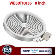 WB30T10136 GE 8 inch Radiant Burner Surface Element NEW