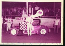 IRVIN KING #66-SPRINT CAR-RACE PHOTO 1969 