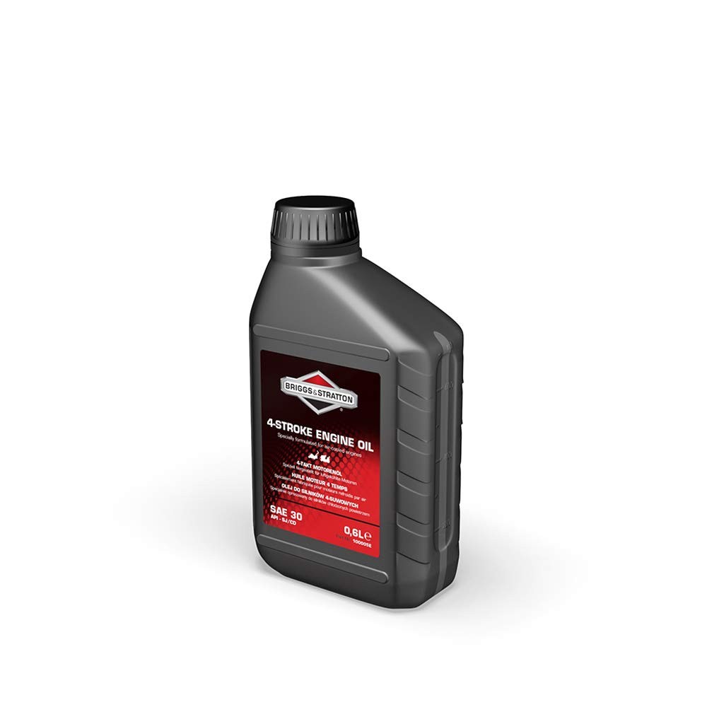 Briggs & Stratton 100005E 4-stroke lawn mower engine oil 0.6 Litre, Black