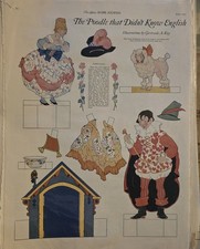 Vintage Paperdoll The Poodle That Didn't Know English Ladies Home Journal 1923
