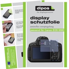 6x Protective Film for Canon EOS 650D Anti-Glare Screen Protector dipos