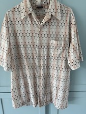 VTG Joel California Made Teardrop Disco Style 1970  s Era Short Sleeve Shirt XL