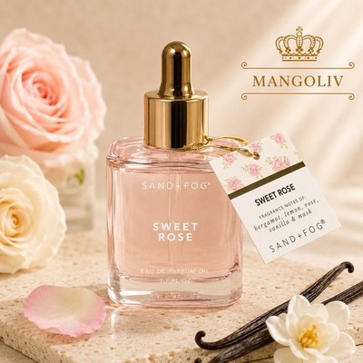 Sweet Rose Sand + Fog Perfume Oil 1.7oz Dropper Parfums de Marly Delina Exclusif