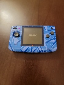 SNK Neo Geo Pocket Handheld Game System - Camouflage Blue - Tested