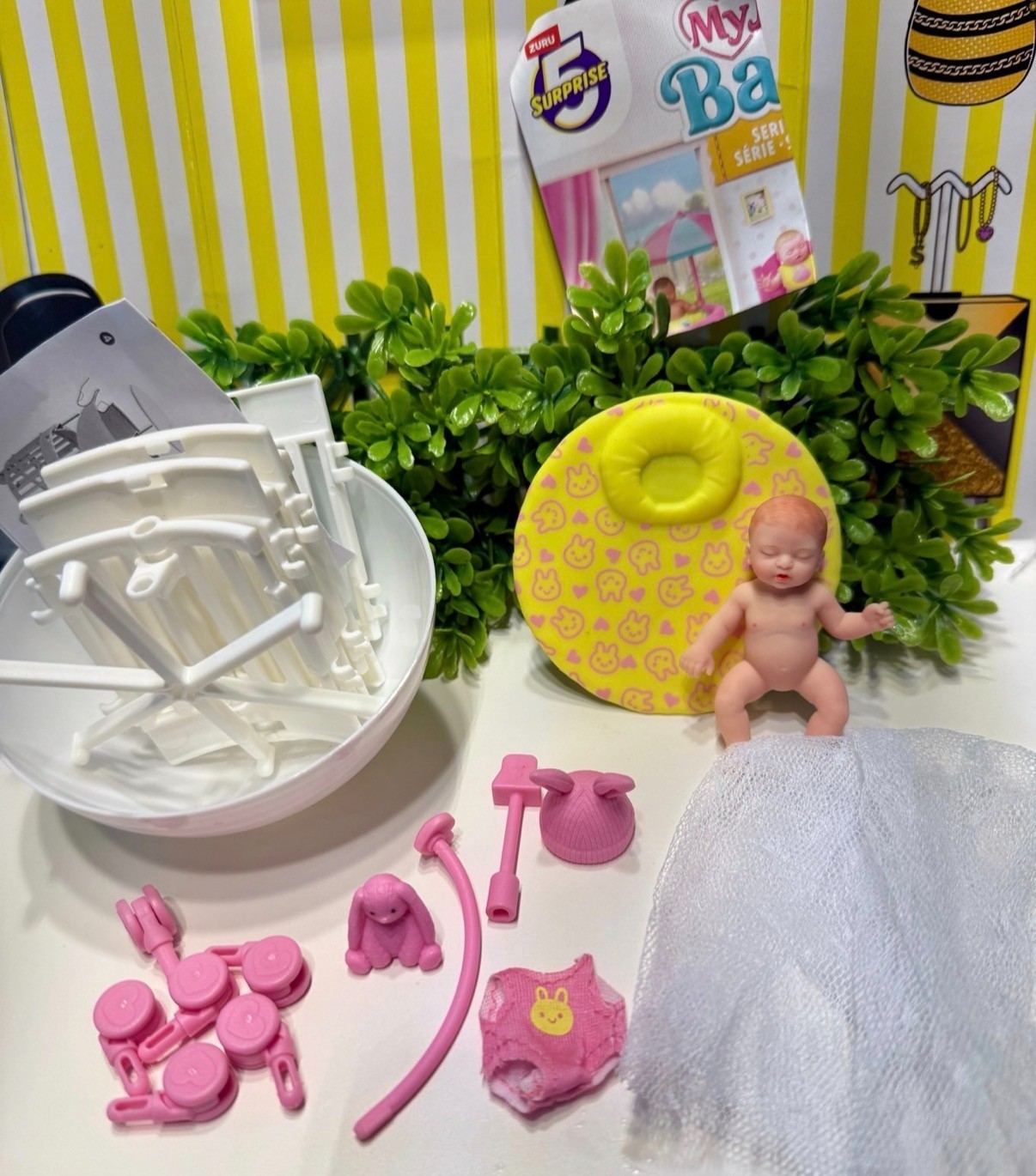 my mini baby serie 2 yellow/pink set
