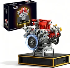 Mini V8 Engine Kits That Runs, Build Your Own V8 Engine Building Set with Motor
