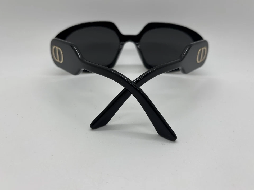 NUEVO DIOR DIORBOBBY R2U 10A0 GAFAS DE SOL NEGRAS 54-18-140mm Viene con Juego Completo Foto 4 de 4