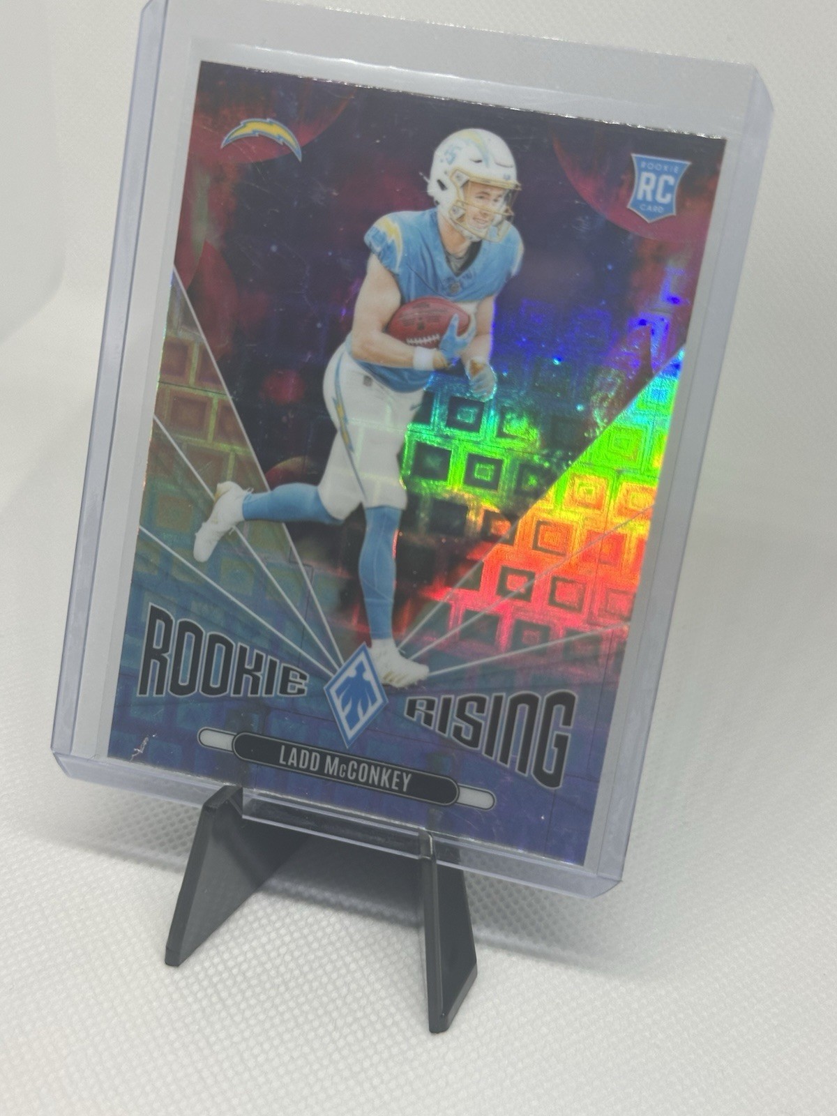 2024 Panini Phoenix Rookie Rising Pandora Prizm #RR-LMY Ladd McConkey RC