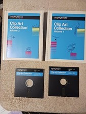 Springboard Clip Art Collection Volume 1  2 Apple II IIe IIC vintage software