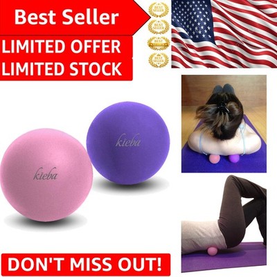 Trigger Point Therapy Lacrosse Balls - Indestructible Set of 2 for Muscle Relief