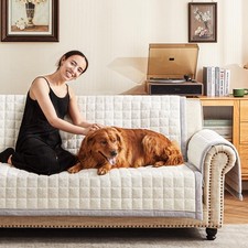 Couch Cover for Dogs Washable,Anti-Slip Back Cat Mat Pet Pad Blanket for Furn...