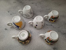ILLY ESPRESSO 6 TAZZINE VARIE NO PIATTINI - LODOLA, GILLO DORFLES, ILLY, SHIZUKA