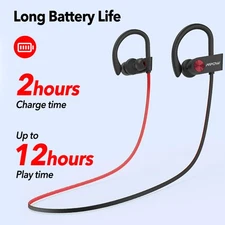Mpow Bluetooth Headphone Neck Wireless Outdoor Sport Headset Earbuds