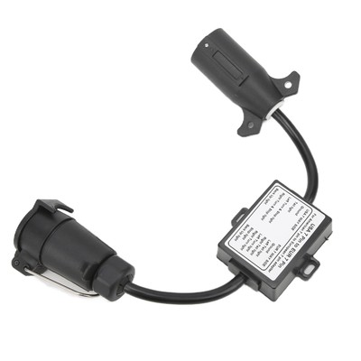 Trailer Connector American 7 Pin Blade Auf European 7 Way Round Für