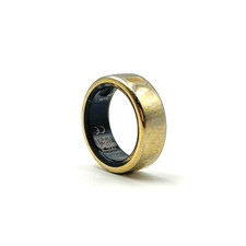 Oura Ring Gen 3 Horizon - Titanium - Size 08 - Gold - HEAVILY SCRATCHED