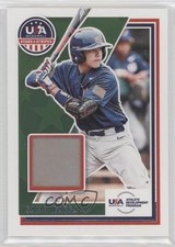 2022 Panini USA Baseball Stars & Stripes Materials Isaiah Ibarra #USAM-II o4r